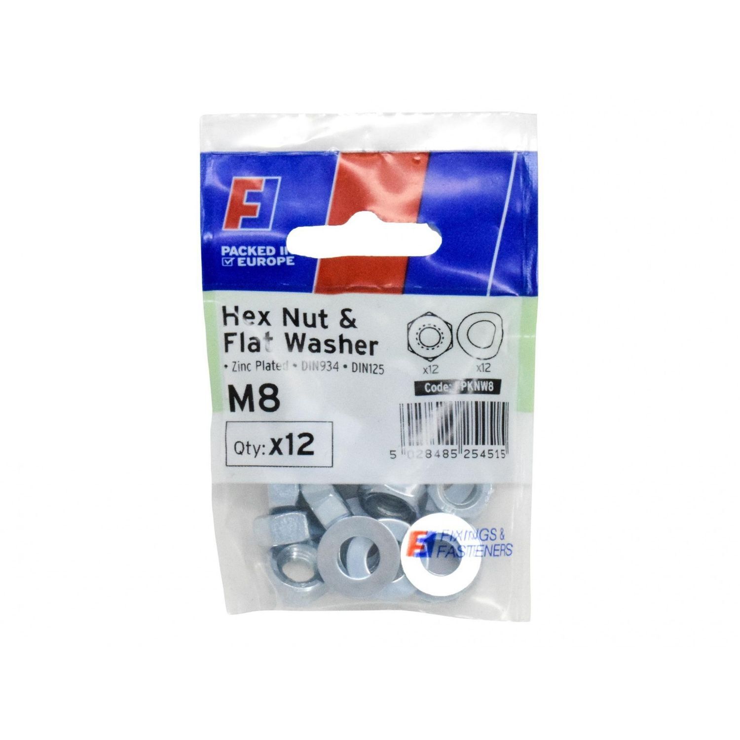 Forgefix Nut & Washer, Forgepack B - Multi Colour