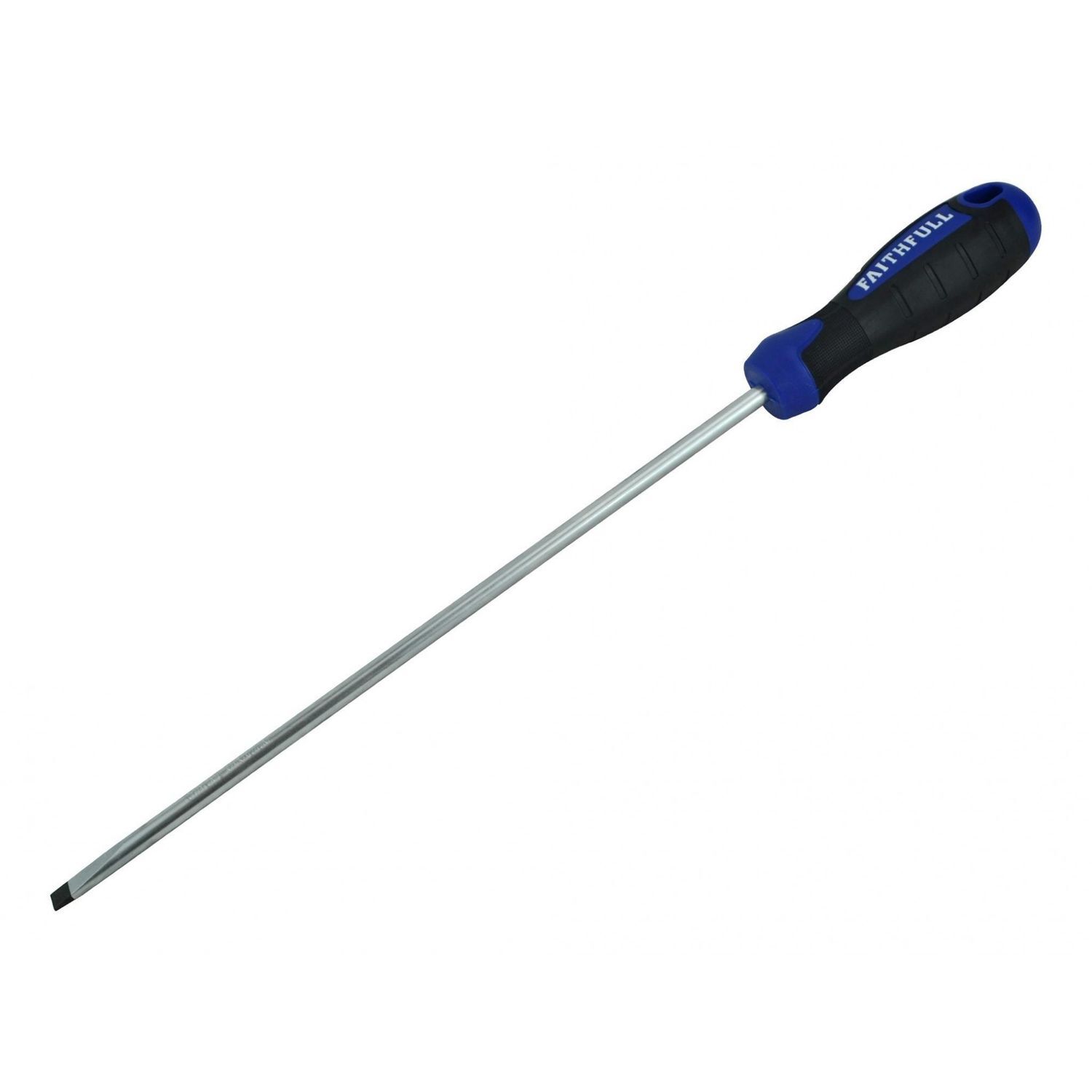 Faithfull Soft Grip Screwdriver, Parallel Slotted C - Multi Colour
