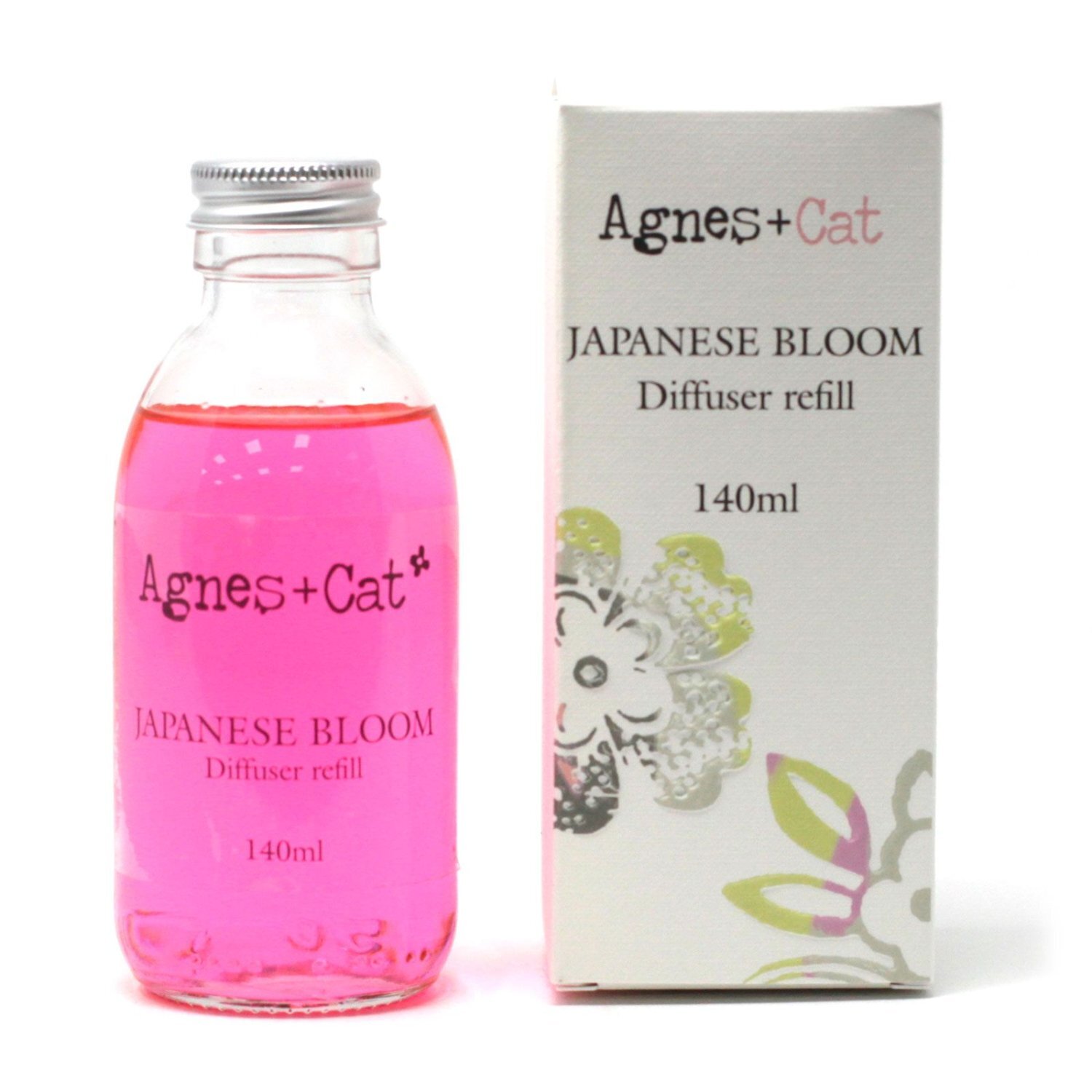 Kdmd Unisex Pink Agnes + Cat Japanese Bloom Reed Diffuser Refill 150Ml In - Image 2