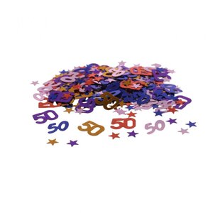 Mini Stars 50 Confetti Multicolor Coloured 12 Pack
