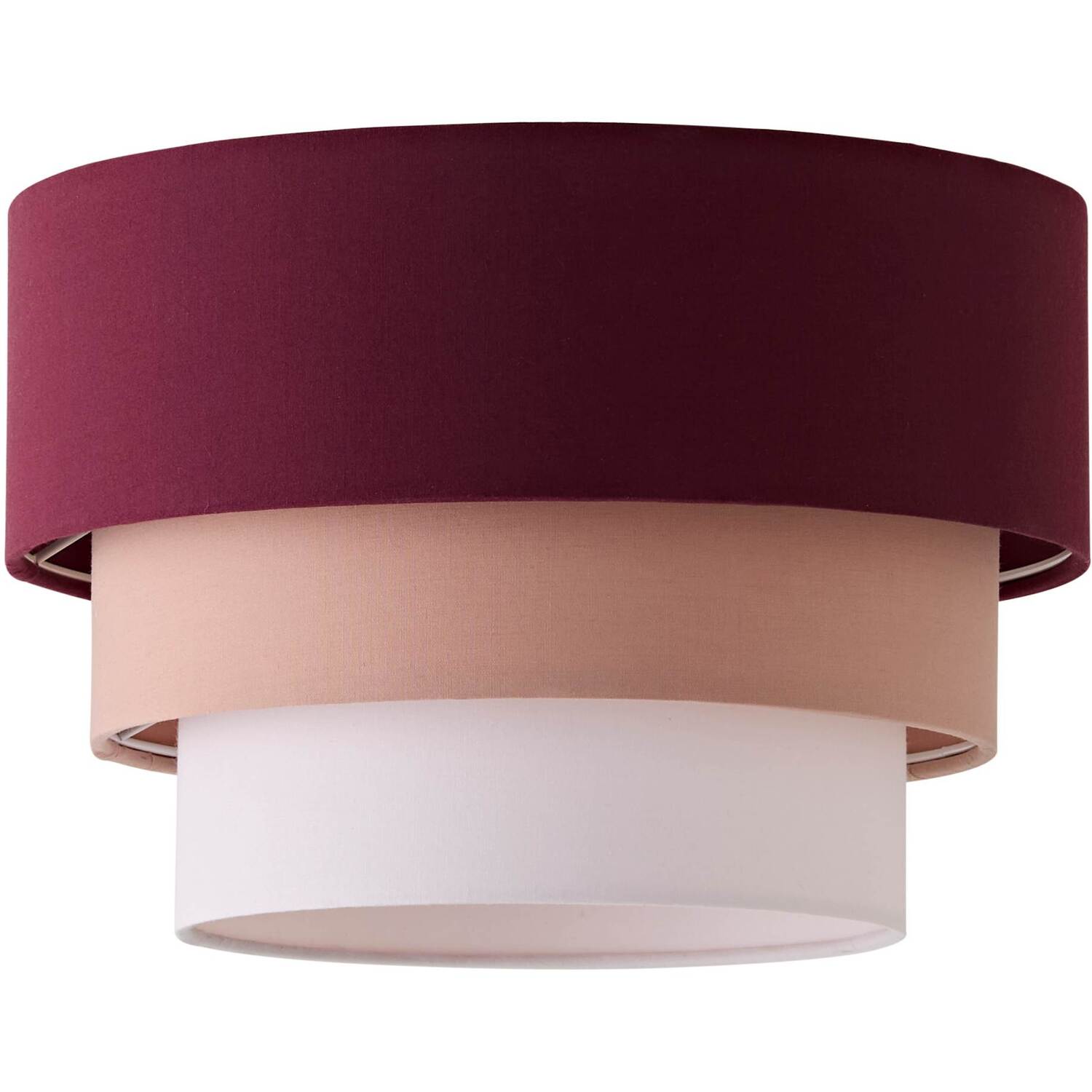 Valuelights Unisex Purple Aztec Three Tier Easy Fit Fabric Ceiling Pendant Lamp Shade With Bulb In - Image 2