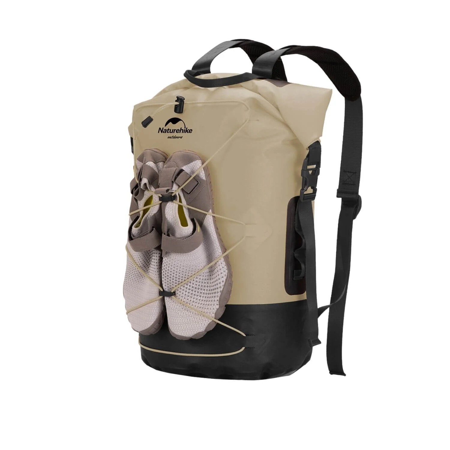 Naturehike 30L Waterproof Wet-And-Dry Separation Bag Tb03 - Khaki. - Khaki - Image 1