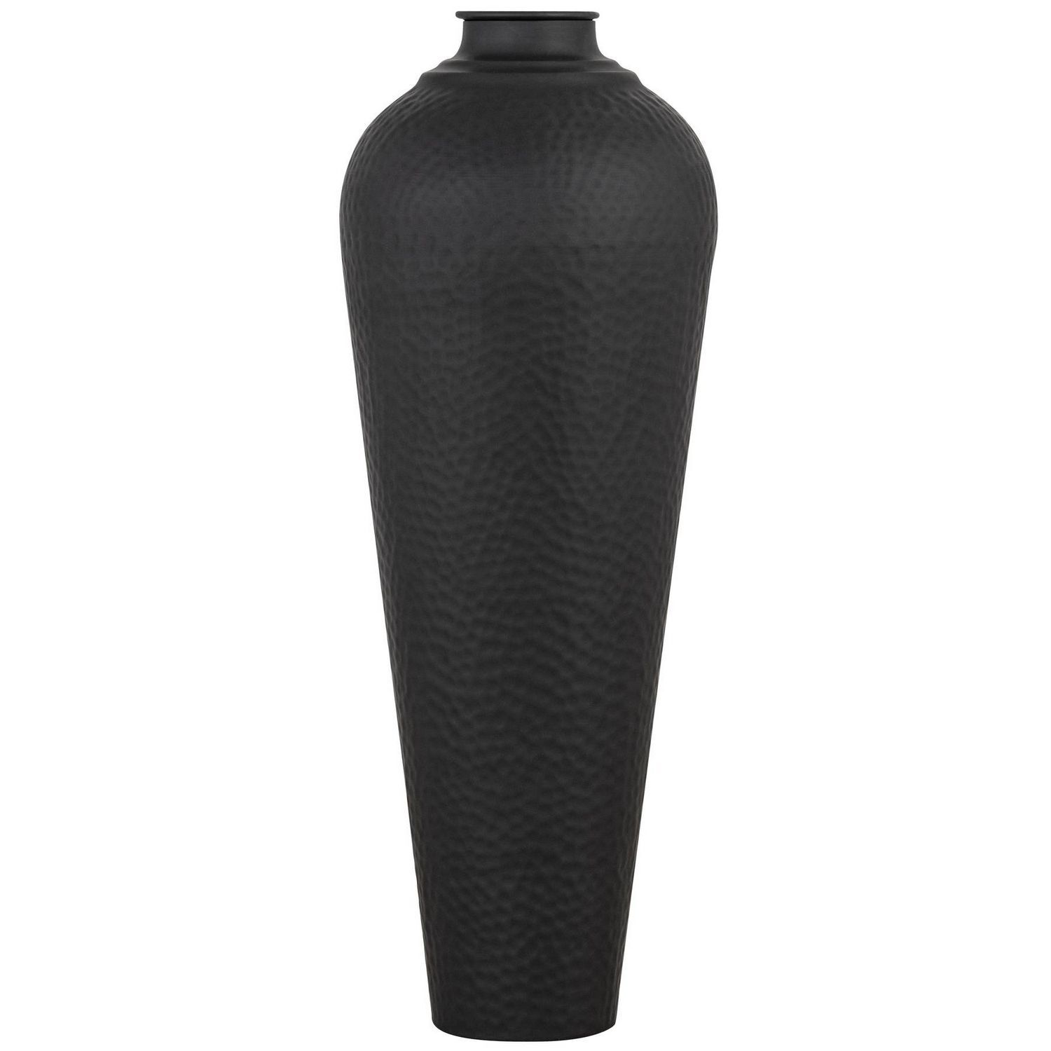 Hill Interiors Hammered Vase A - Black