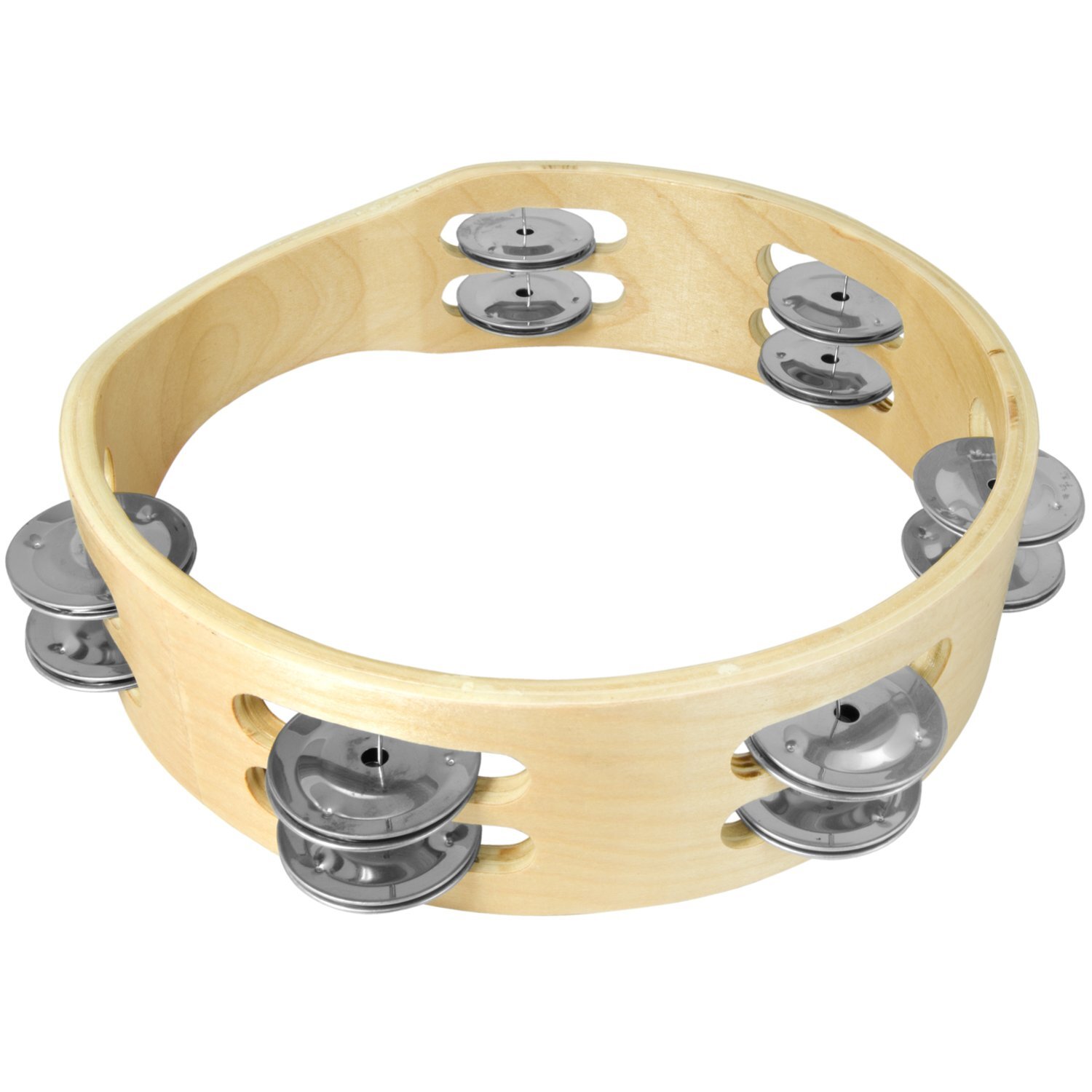 Tiger Music Tambourine Headless Double Row - Neutral