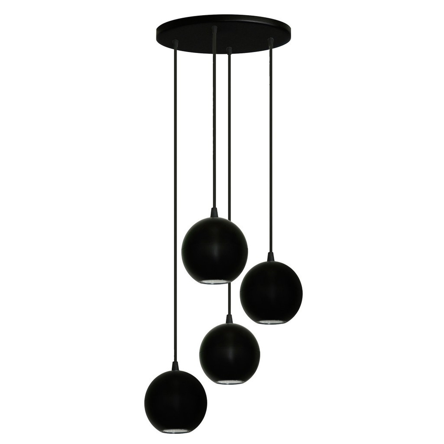 Helam Lighting Midway Pendant Light Black