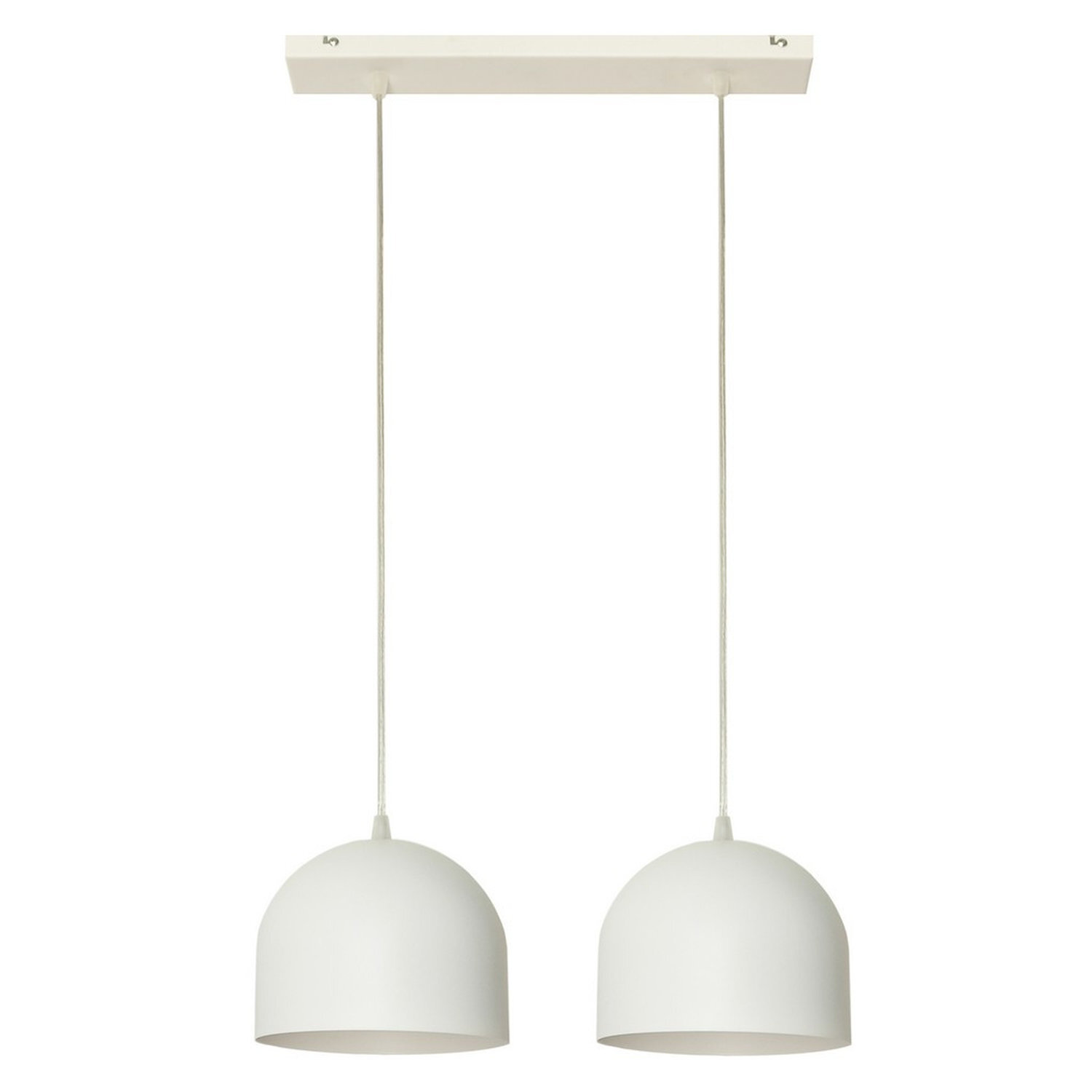 Helam Lighting Madison Pendant Light White