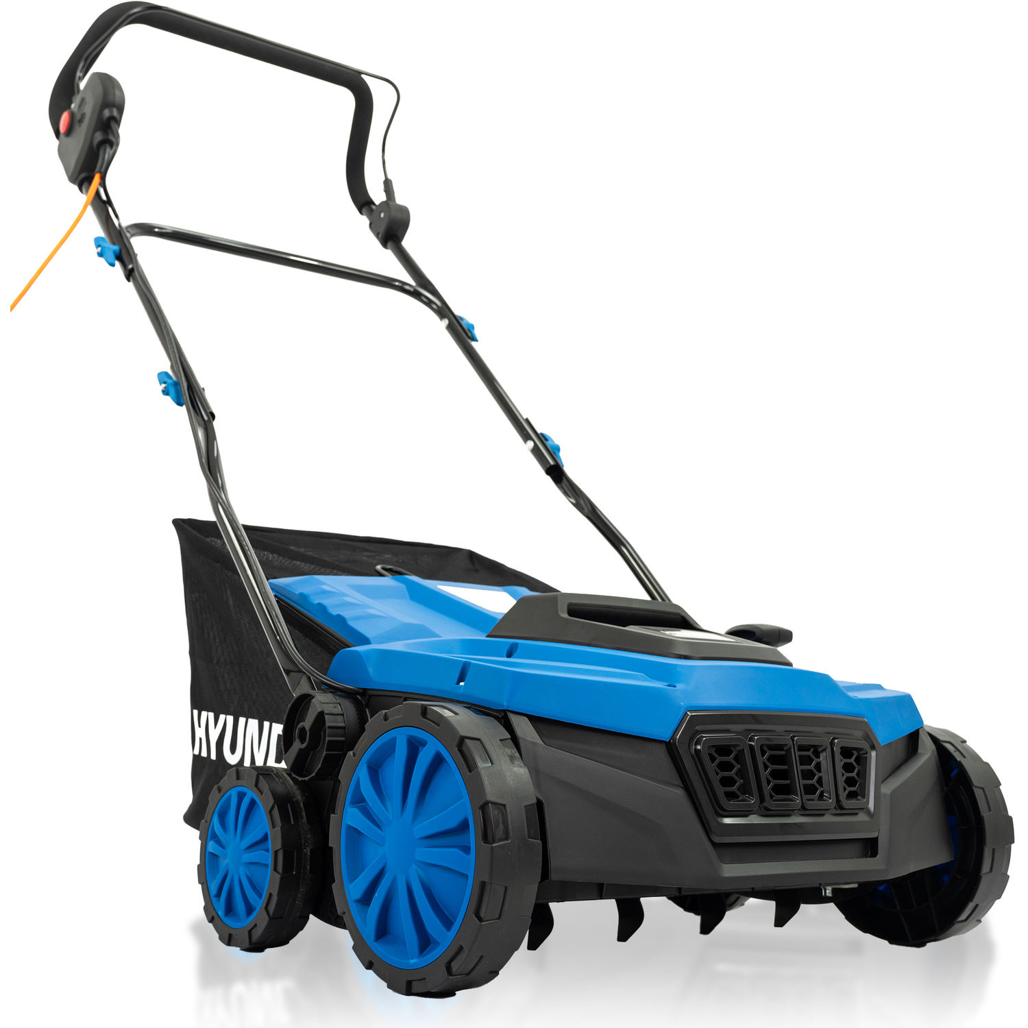 B&Q - 14 Inch 36Cm 2 In 1 1600W Electric Lawn Scarifier And Aerator Raker With 45L Collection Bag Hysc1600E - Image 4