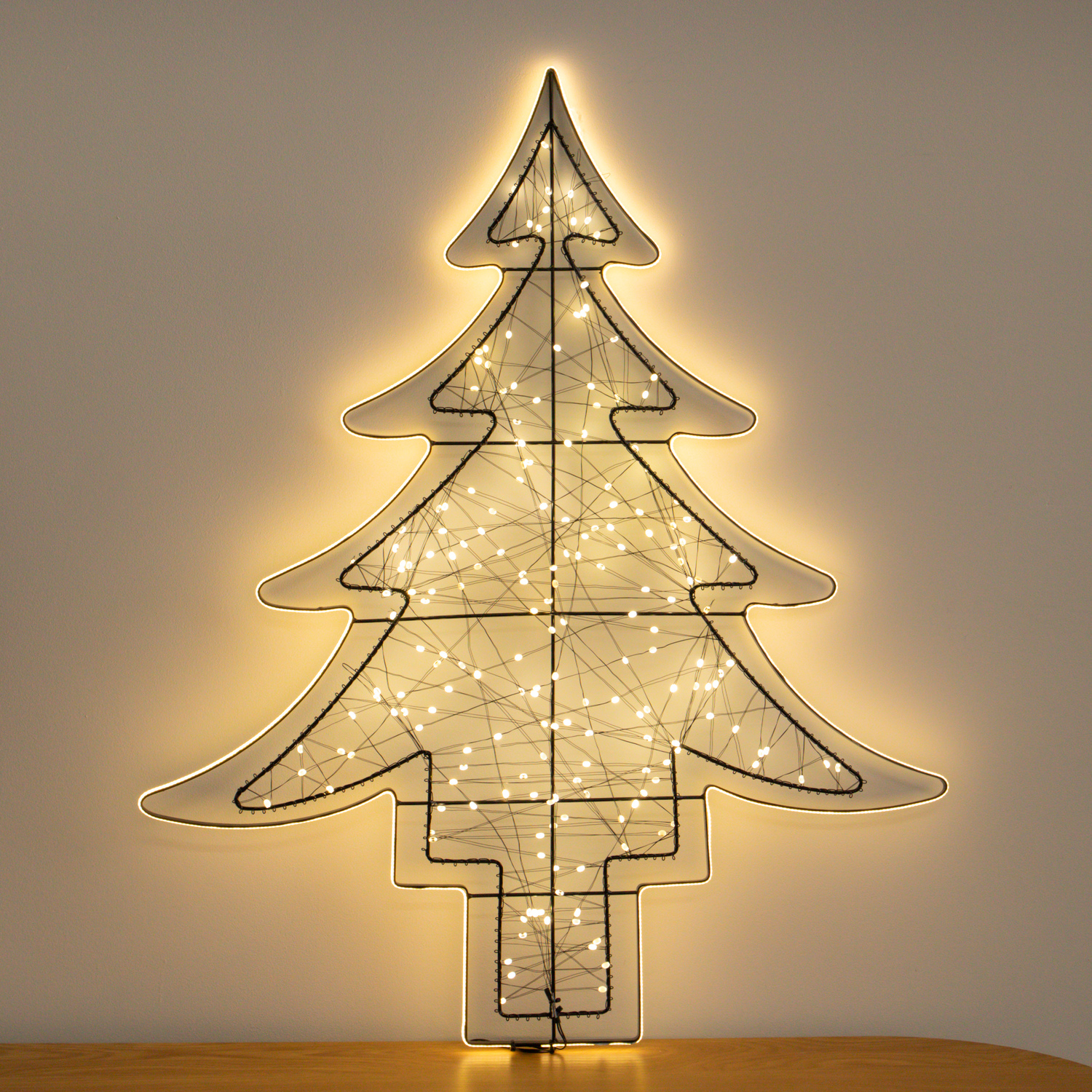 Samuel Alexander 80Cm Halo Christmas Tree Decoration With 200 Warm White Leds - Image 1