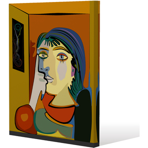 thinking woman Canvas Print