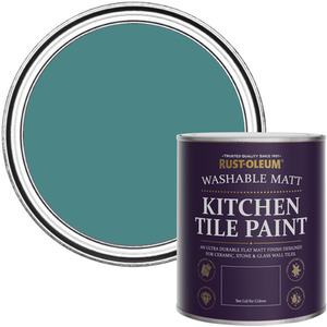 Rust-Oleum  Kitchen Tile Paint Matt - Peacock Suit 750ml