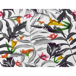 Monochrome Leaves Blanket