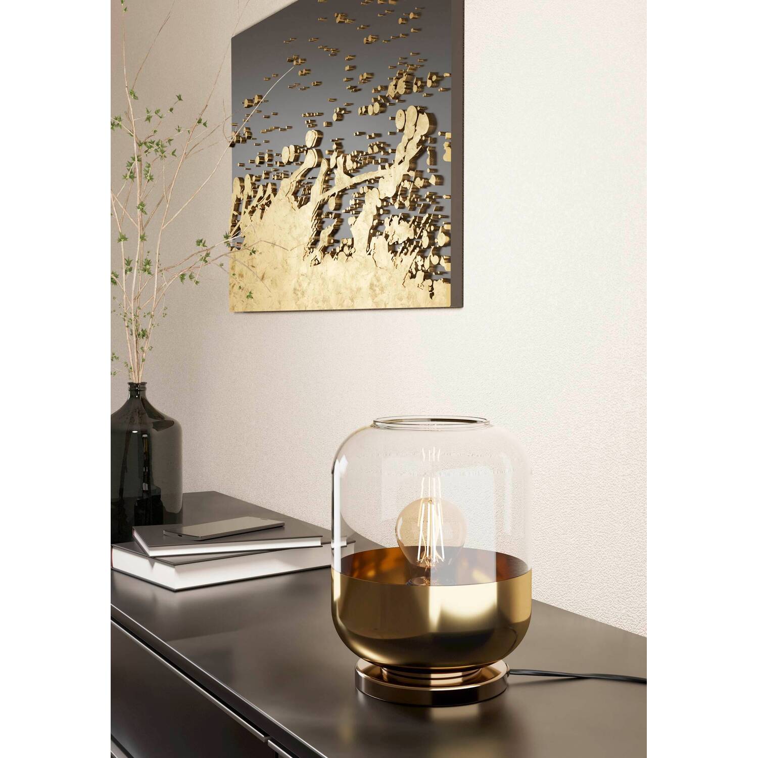 Eglo Maryvilla Chic Metallic Table Lamp - Bronze
