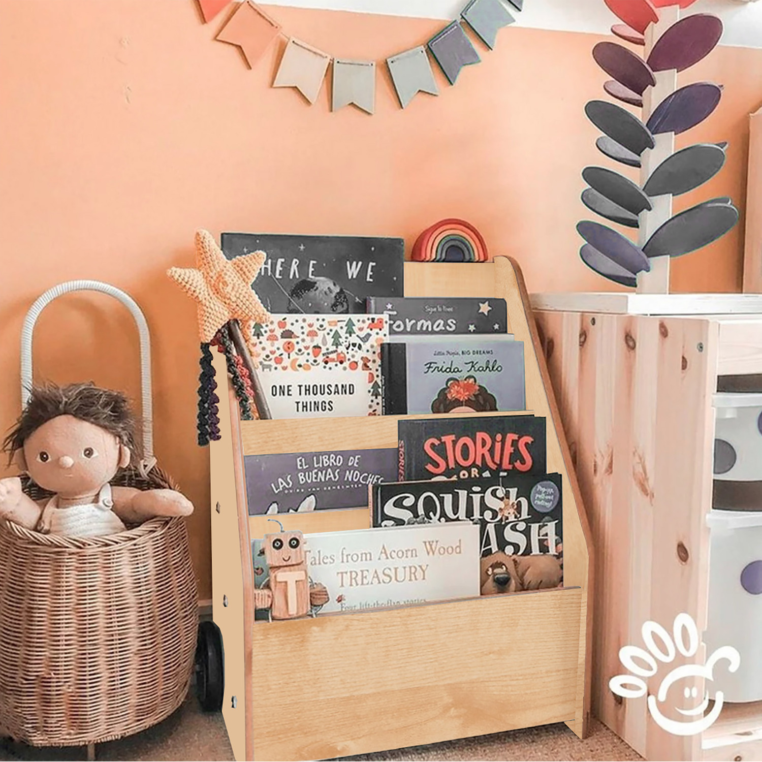 Little Helper Montessori Bookcase  - Maple