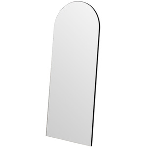 Black Minimal large Floor Arch Mirror shot 2550159