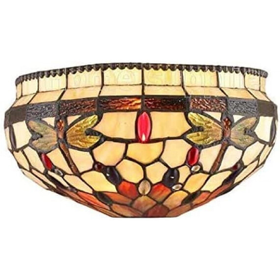 BEFOLAY Tiffany Wall Lights Stained Glass Wall Lamps for Home and Office