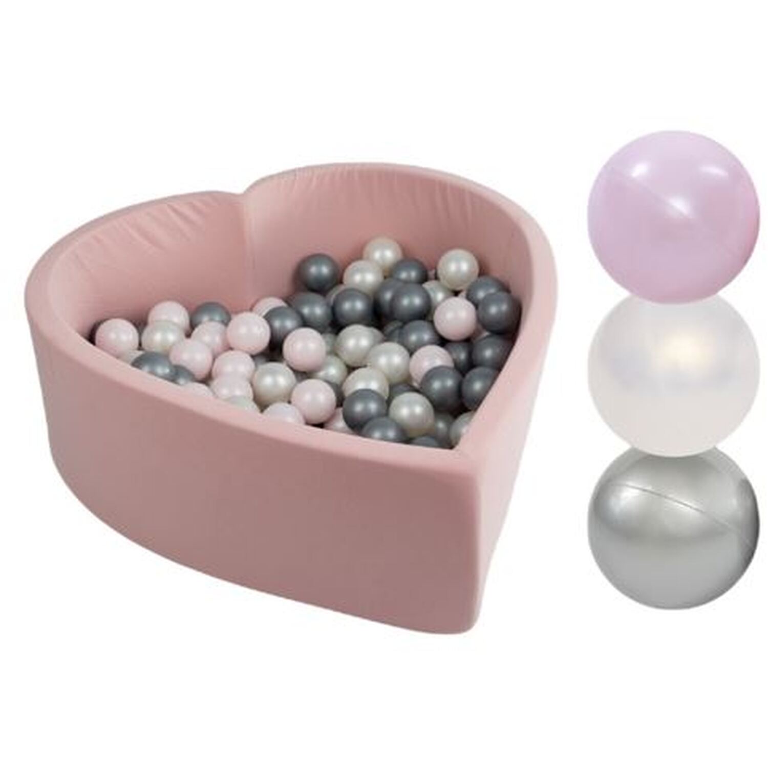 Image of Smart Set Big Heart Ball Pit - Pink / 138cm