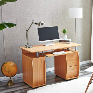Wicklow Computer Desk With Cabinet and 3 Drawers
