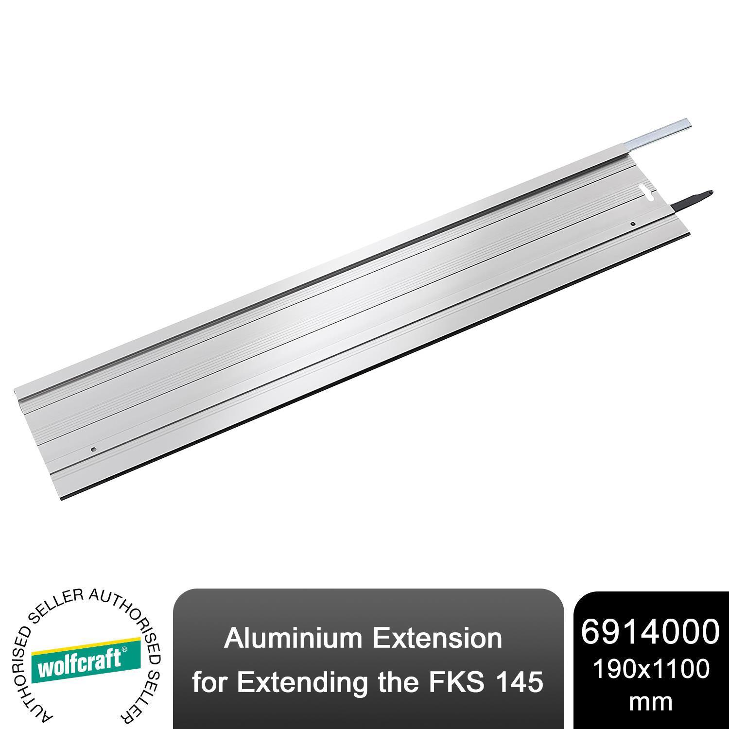 wolfcraft Guide Rail Extension - Aluminium Extension