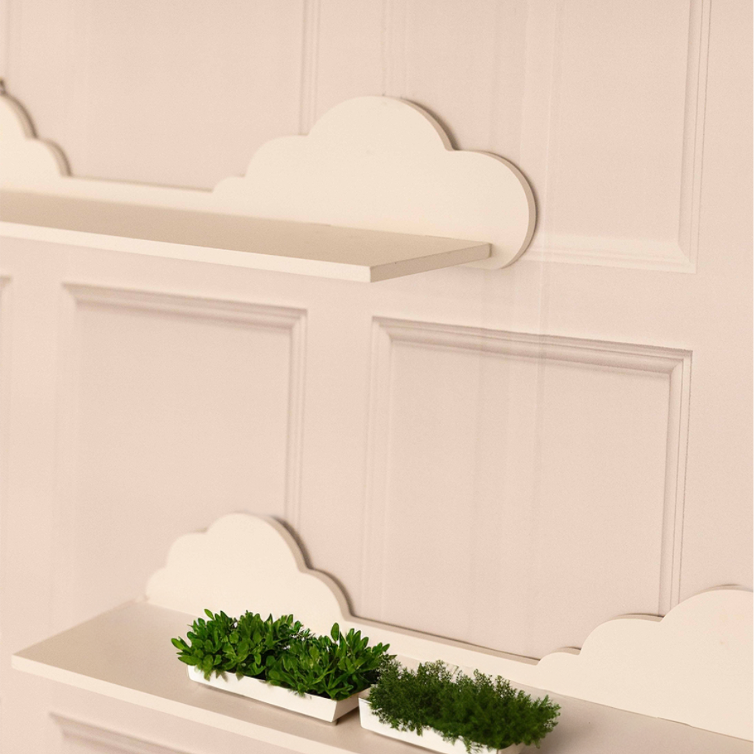2 Piece Cloud Floating Shelves