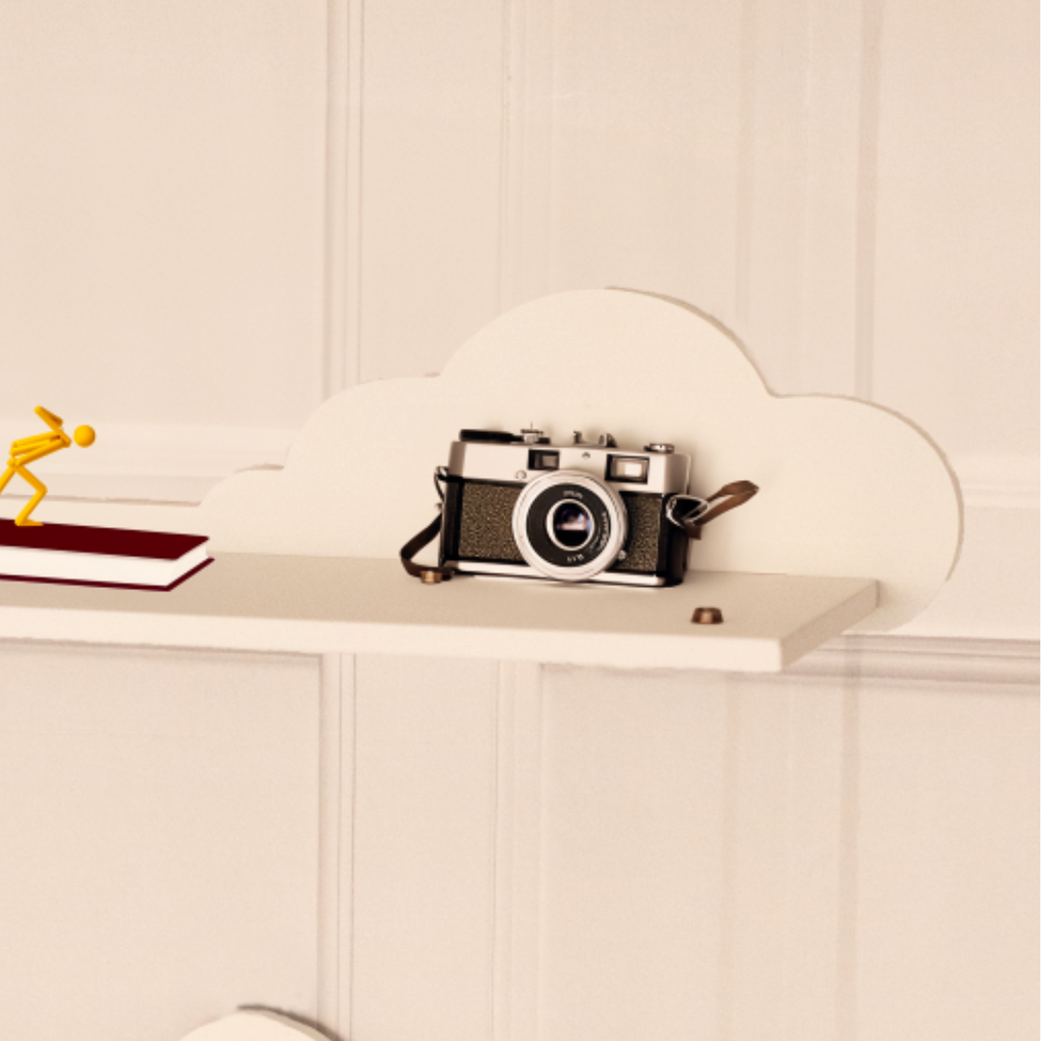 View of 2 Piece Cloud Floating Shelves