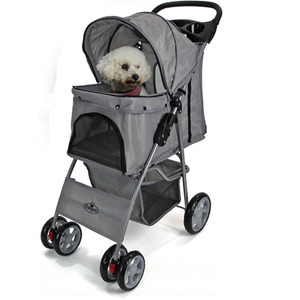 Grey Pet Stroller