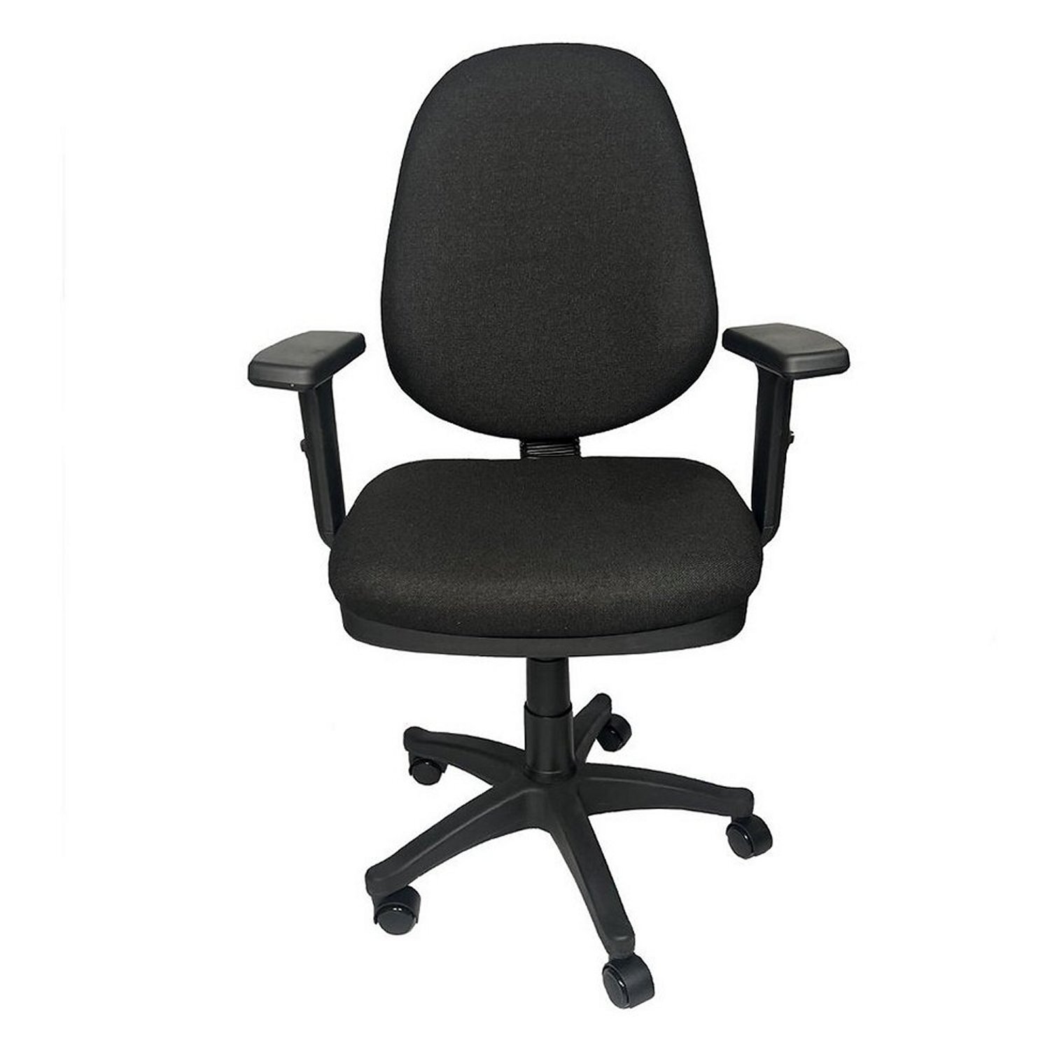 Chelsea Office Chair With Adjustable Arms - Black