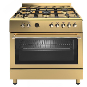 90cm Dual Fuel Range Cooker Double Turbo Fan 5 Burner 3