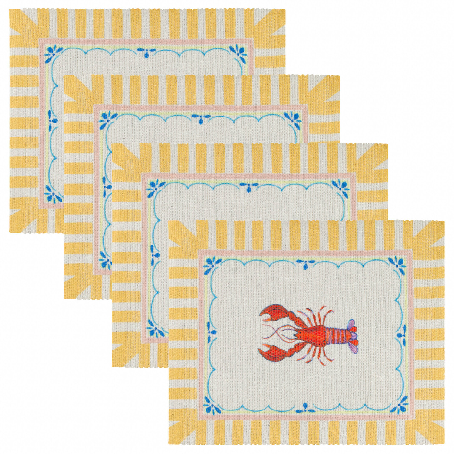 Image of Brunch Stripes Set of 4 Indoor&hellip;
