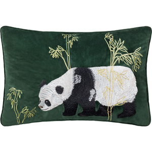 Chuan Tranquil Panda Velvet Cushion Cover