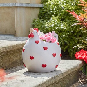 Hen Garden Planter Pot