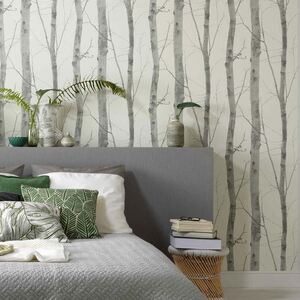 Deluxe Birch Tree Forest Wallpaper