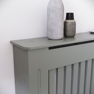 Grey / 112cm Chelsea Radiator Cover shot 8337422