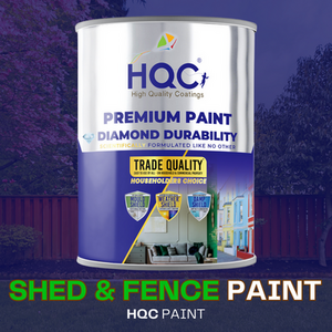 HQC Shed and Fence Paint - Weatherproof Paint for All Sheds and Fences