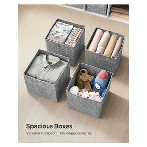 SONGMICS Set of 6 Storage Boxes, For Cube Storage Unit