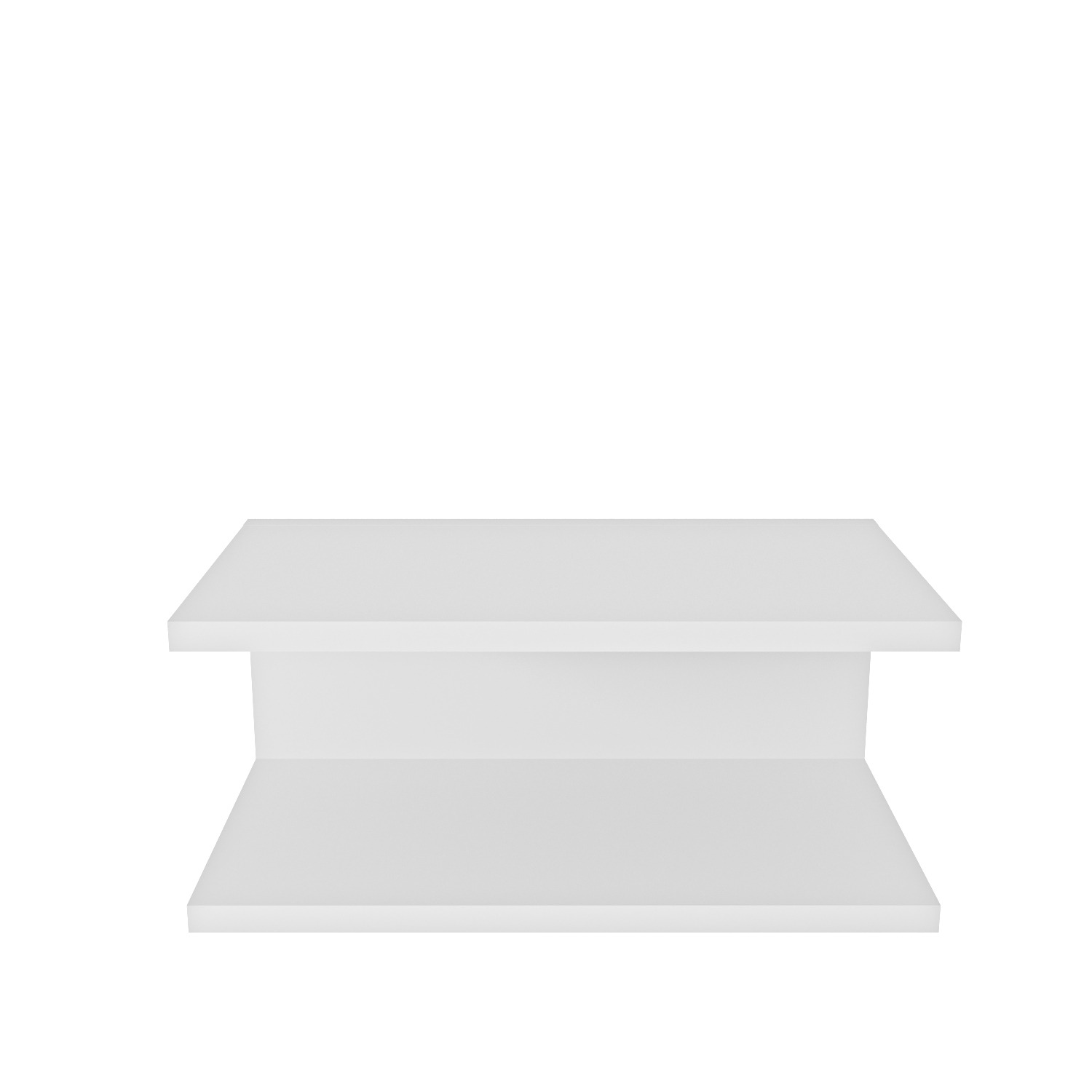 Ramira Floating Bedside Table - White