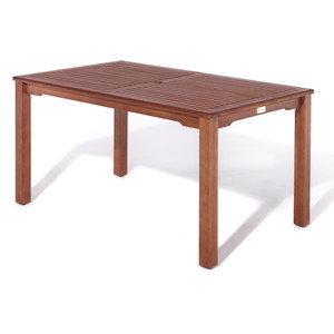 Rowlinson Willington Hardwood Rectangular Table 150cm