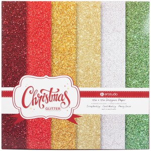 Christmas Glitter Paper Pad