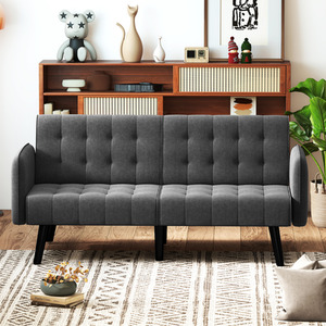 164 CM Convertible Futon Sofa Bed