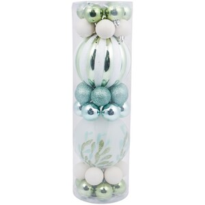 Pack of 38 Mistletoe Cottage Baubles