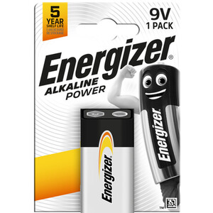 Energizer Alkaline Power 9V Battery