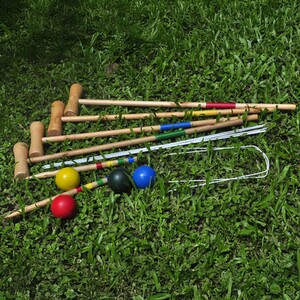 Large Wooden Croquet