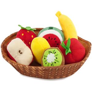 Fabric Fruit Basket Toy Set for Kids