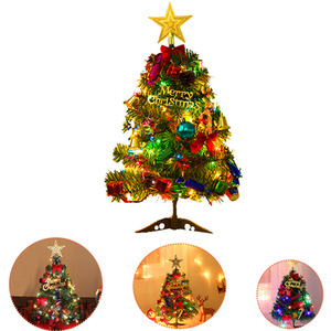 Mini Tabletop Christmas Tree with LED Lights