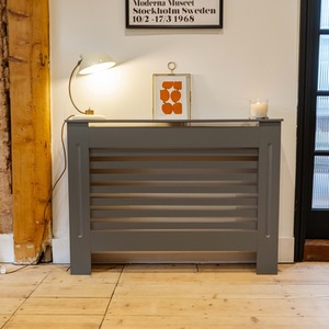 Horizonal Slatted Radiator Cover