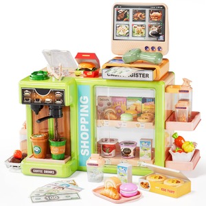 Deluxe Grocery Store Role Playset with Coffee Maker Toy