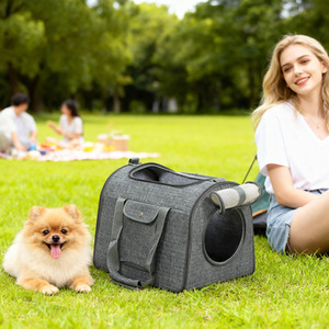 PawHut Soft Sided Cat Carrier Bag for Small Pet Up to 10kg