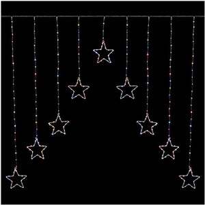 Star Curtain Light Rainbow