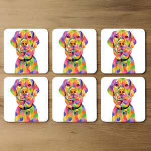 Amazing Illustration Pop Art Designer Coaster Set