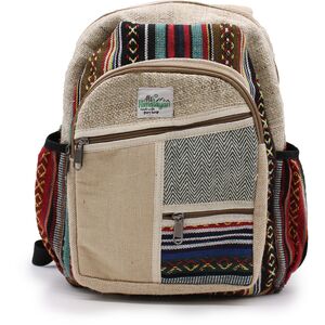 Small Backpack Zig Zag Zips Style MultiColor