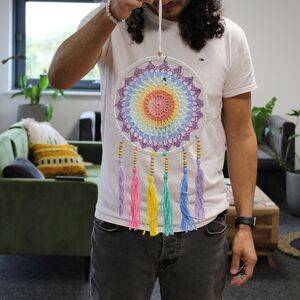 Small Dreamcatcher Pastel Rainbow MultiColor